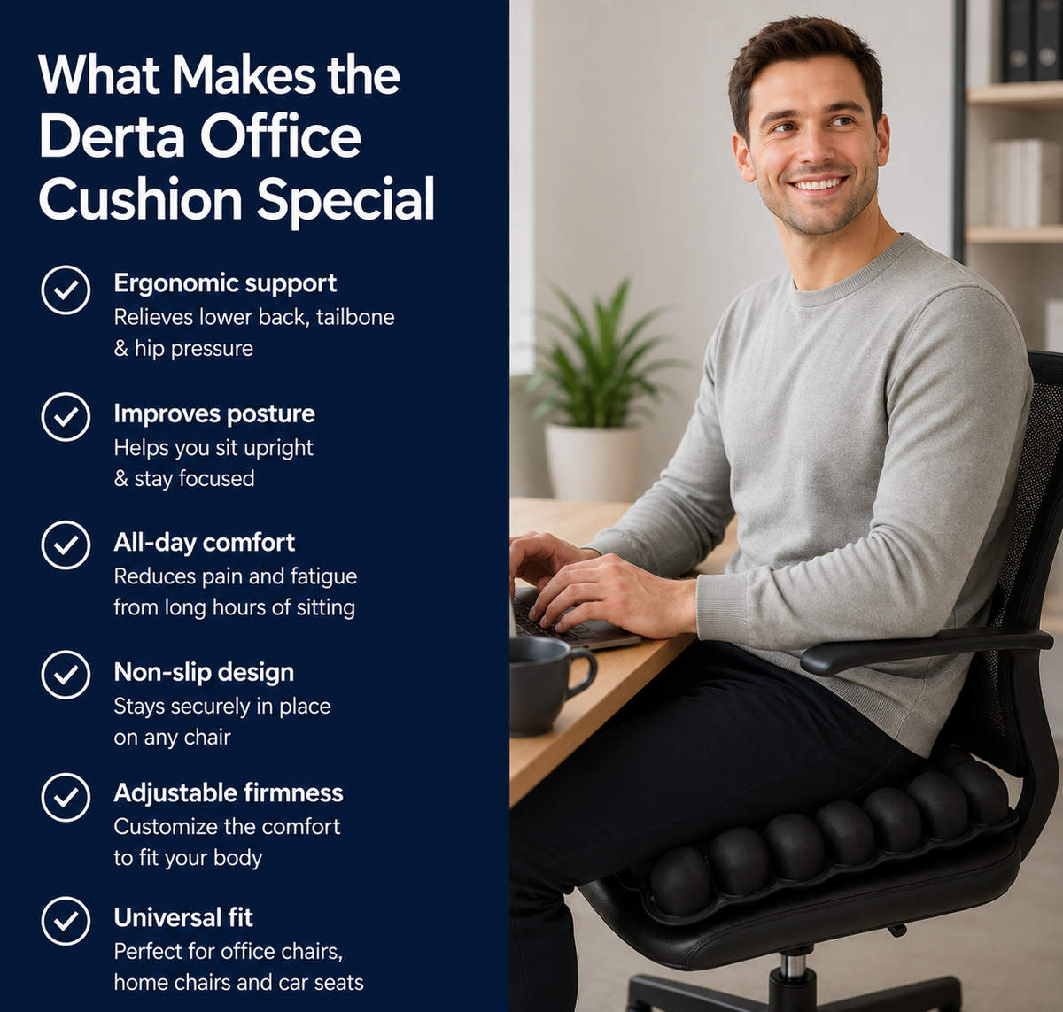 Sit Comfortably For Hours